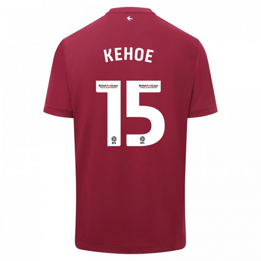 Kinder Molly Kehoe #15 Rot Auswärtstrikot Trikot 2023/24 T-Shirt Österreich