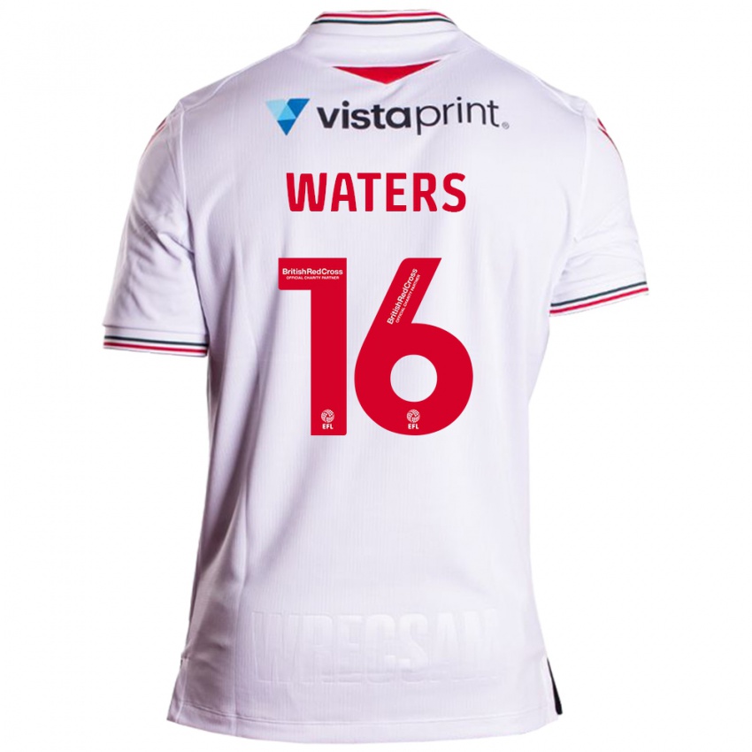 Kinder Billy Waters #16 Weiß Auswärtstrikot Trikot 2023/24 T-Shirt Österreich