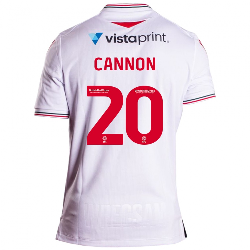 Kinder Andy Cannon #20 Weiß Auswärtstrikot Trikot 2023/24 T-Shirt Österreich