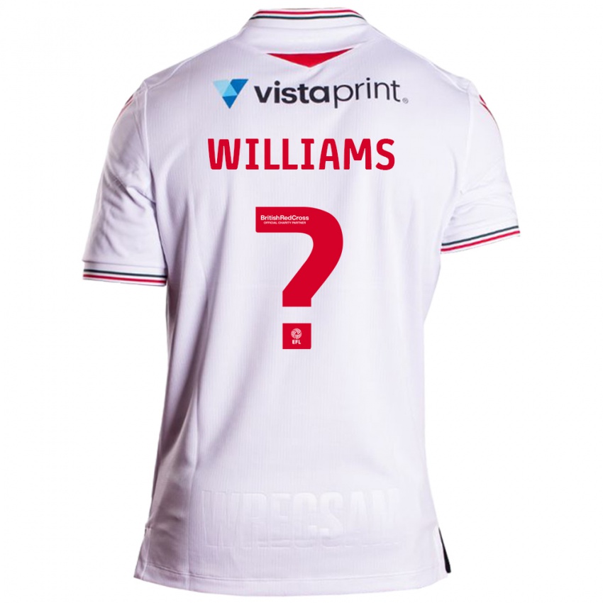 Kinder Sam Williams #0 Weiß Auswärtstrikot Trikot 2023/24 T-Shirt Österreich