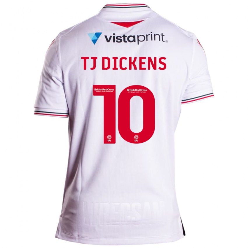 Kinder Tonicha Tj Dickens #10 Weiß Auswärtstrikot Trikot 2023/24 T-Shirt Österreich