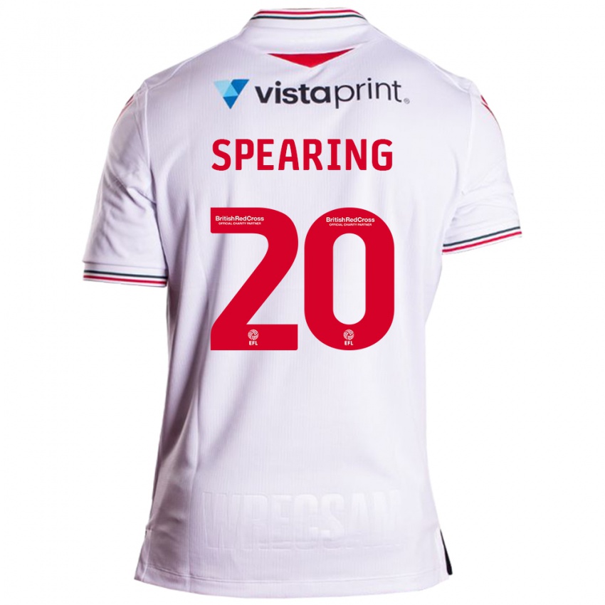 Kinder Natasha Spearing #20 Weiß Auswärtstrikot Trikot 2023/24 T-Shirt Österreich