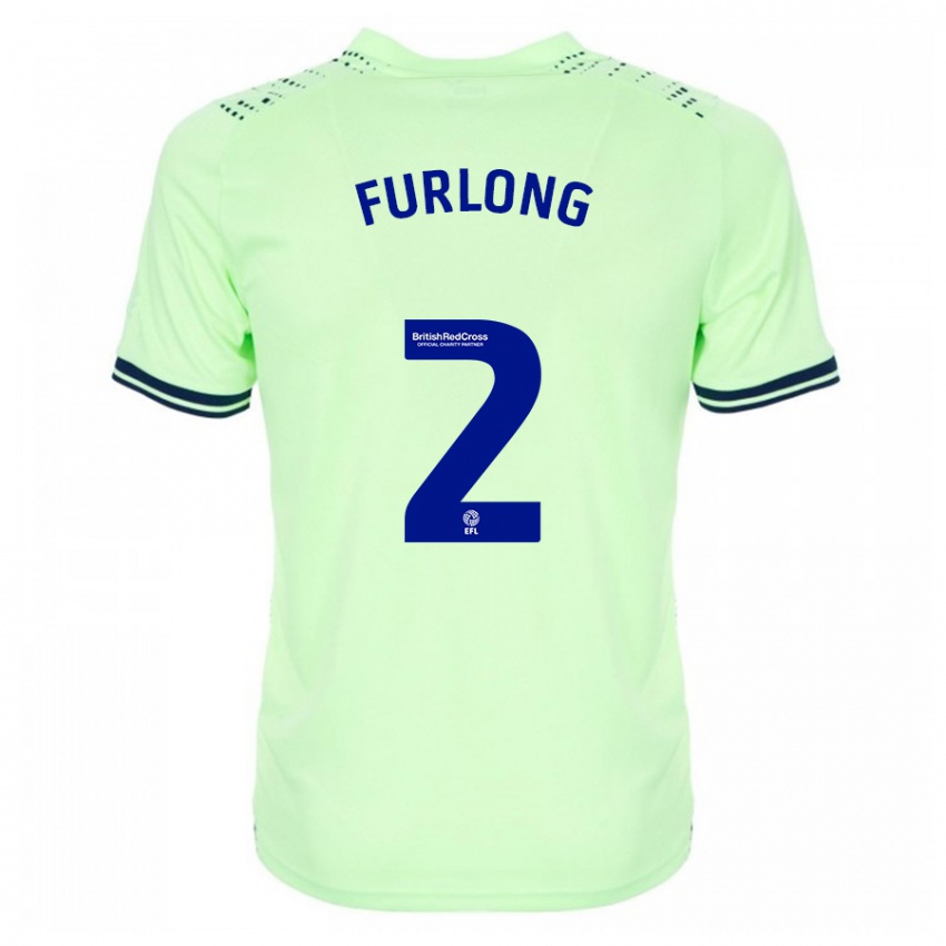 Kinder Darnell Furlong #2 Marine Auswärtstrikot Trikot 2023/24 T-Shirt Österreich