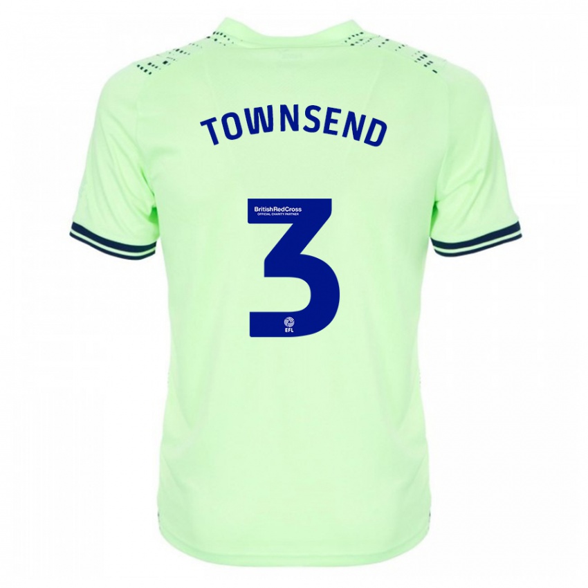 Kinder Conor Townsend #3 Marine Auswärtstrikot Trikot 2023/24 T-Shirt Österreich