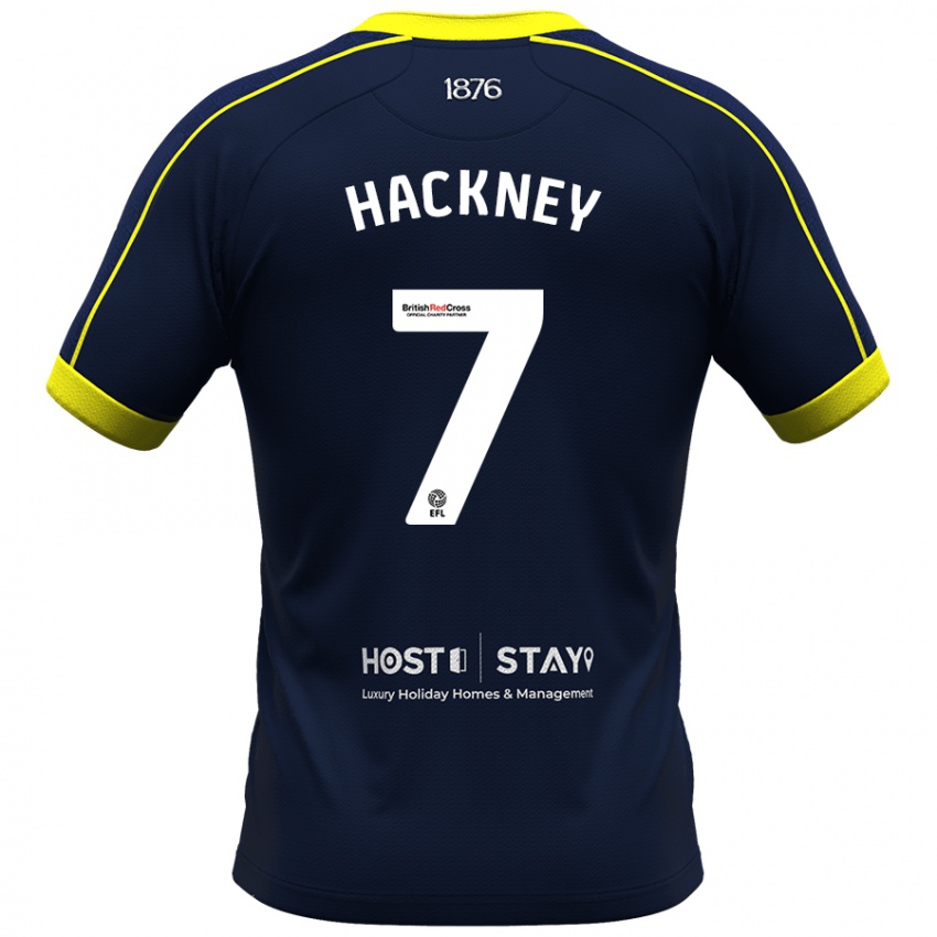 Kinder Hayden Hackney #7 Marine Auswärtstrikot Trikot 2023/24 T-Shirt Österreich