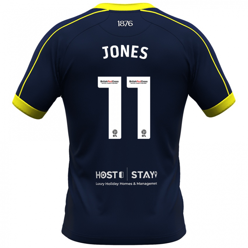 Kinder Isaiah Jones #11 Marine Auswärtstrikot Trikot 2023/24 T-Shirt Österreich