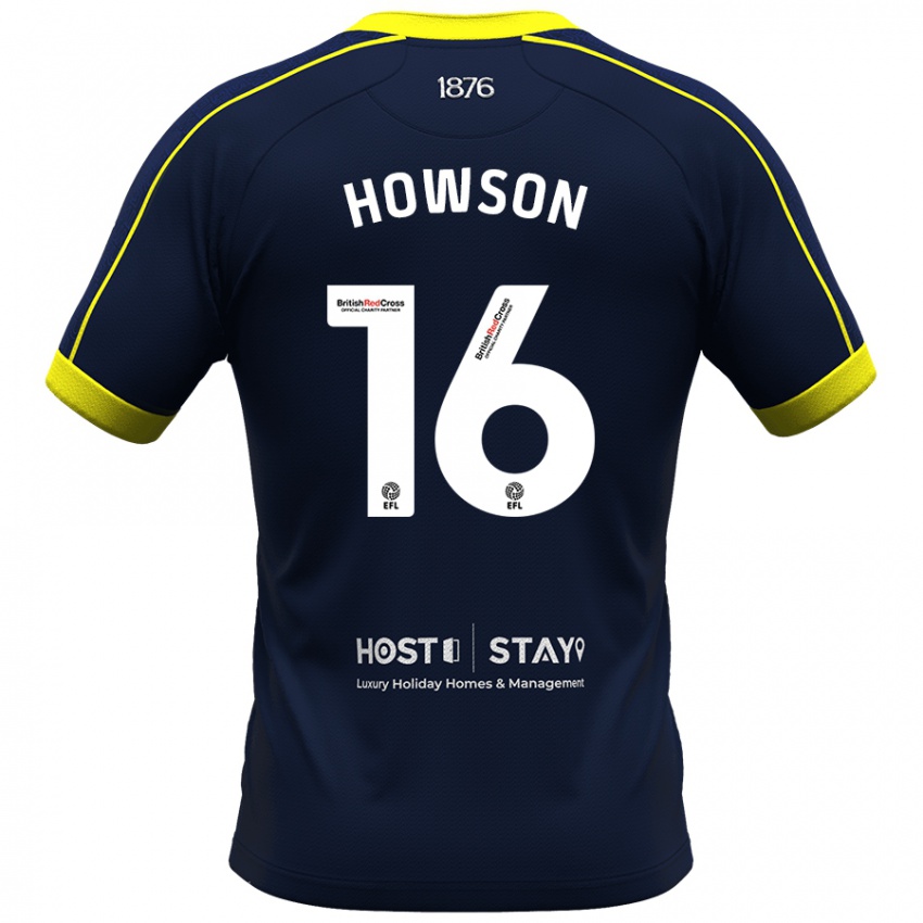 Kinder Jonathan Howson #16 Marine Auswärtstrikot Trikot 2023/24 T-Shirt Österreich