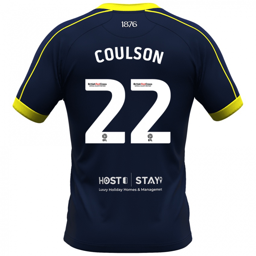 Kinder Hayden Coulson #22 Marine Auswärtstrikot Trikot 2023/24 T-Shirt Österreich