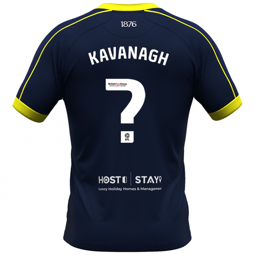 Kinder Calum Kavanagh #0 Marine Auswärtstrikot Trikot 2023/24 T-Shirt Österreich