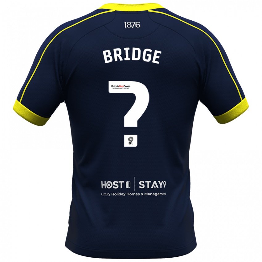 Kinder Aj Bridge #0 Marine Auswärtstrikot Trikot 2023/24 T-Shirt Österreich