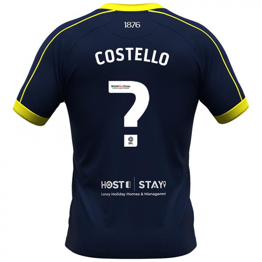 Kinder Jd Costello #0 Marine Auswärtstrikot Trikot 2023/24 T-Shirt Österreich