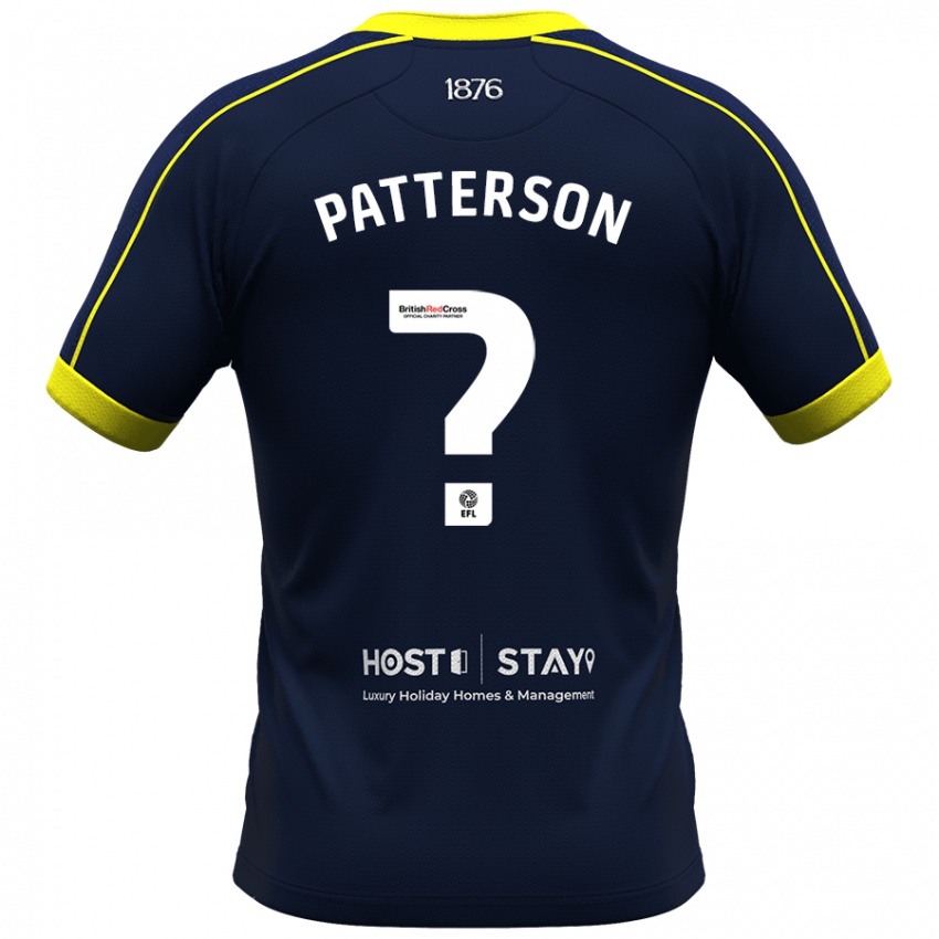 Kinder Jack Patterson #2 Marine Auswärtstrikot Trikot 2023/24 T-Shirt Österreich