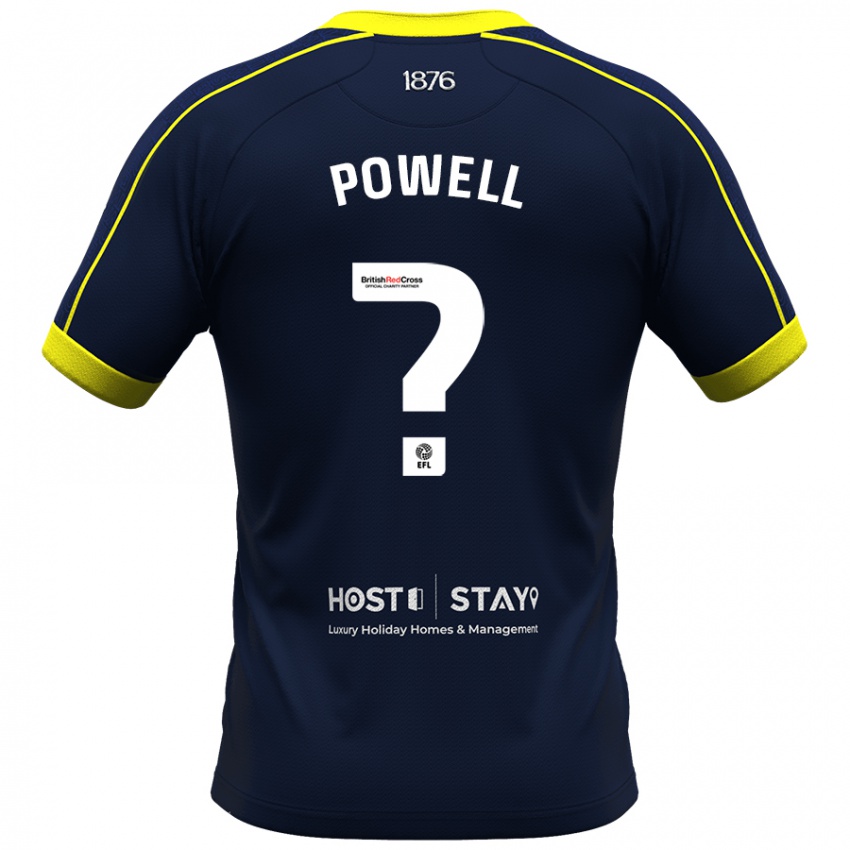 Kinder Rio Patterson-Powell #0 Marine Auswärtstrikot Trikot 2023/24 T-Shirt Österreich