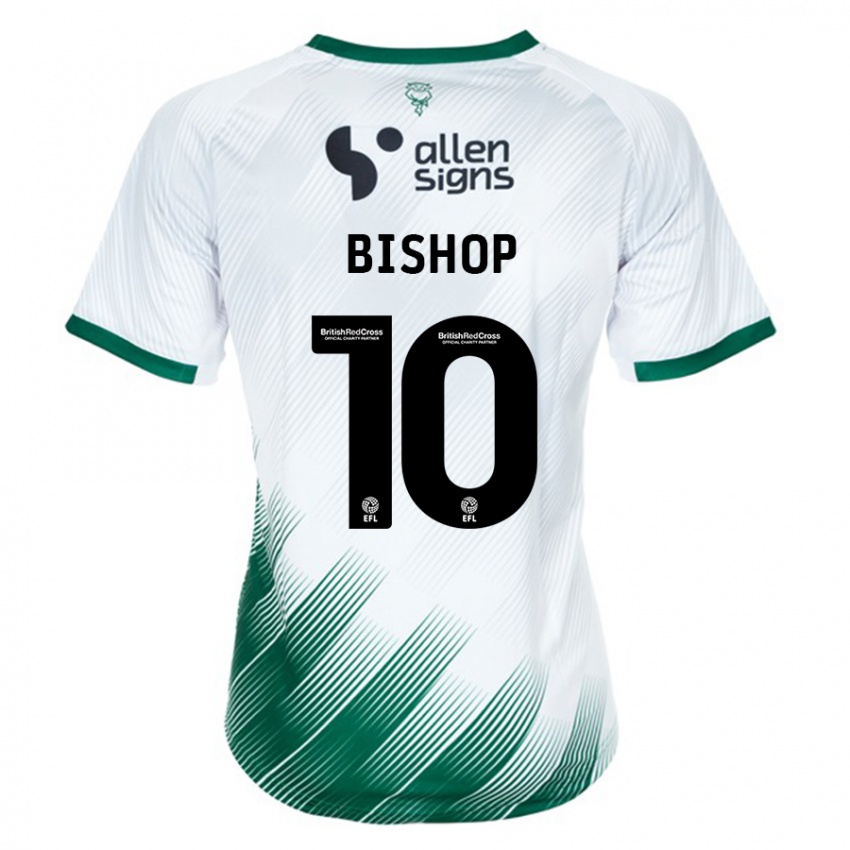 Kinder Teddy Bishop #10 Weiß Auswärtstrikot Trikot 2023/24 T-Shirt Österreich