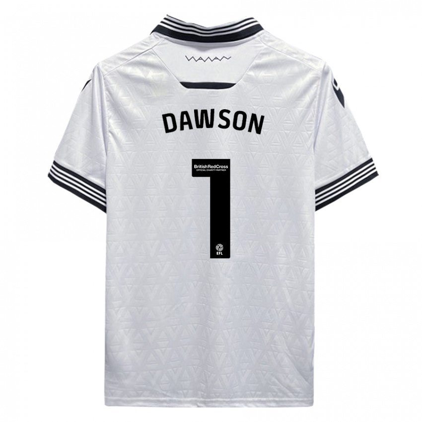 Kinder Cameron Dawson #1 Weiß Auswärtstrikot Trikot 2023/24 T-Shirt Österreich