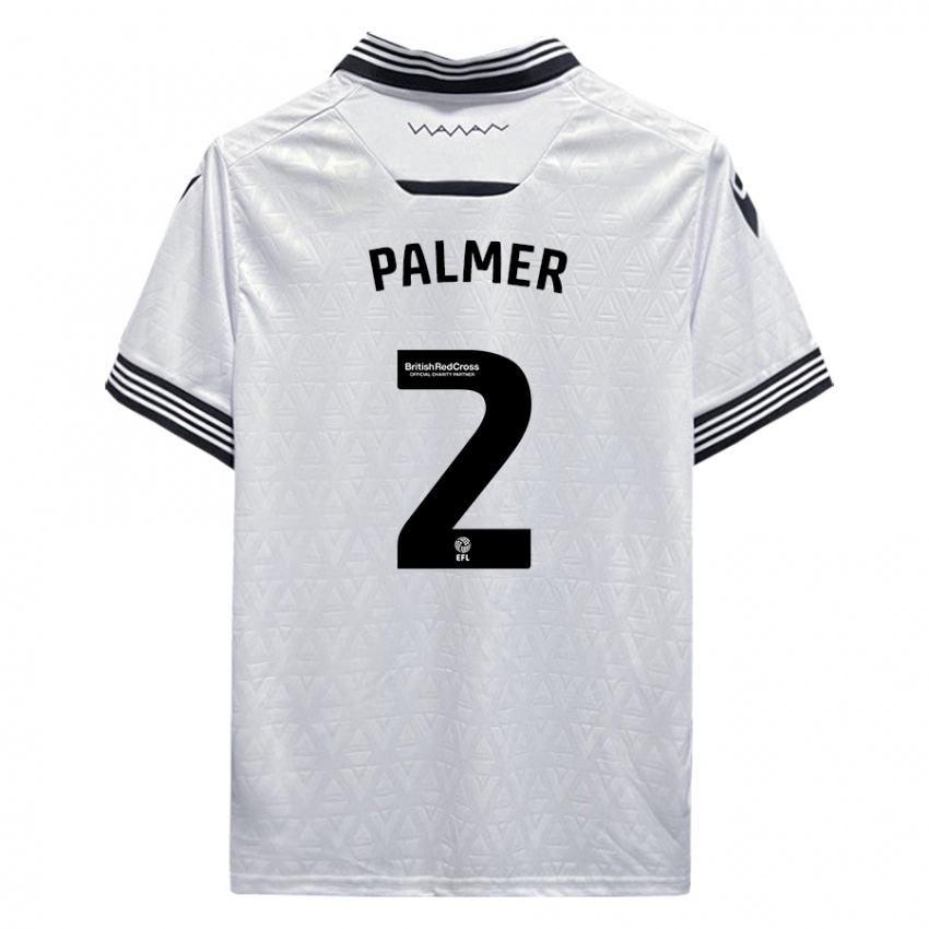 Kinder Liam Palmer #2 Weiß Auswärtstrikot Trikot 2023/24 T-Shirt Österreich