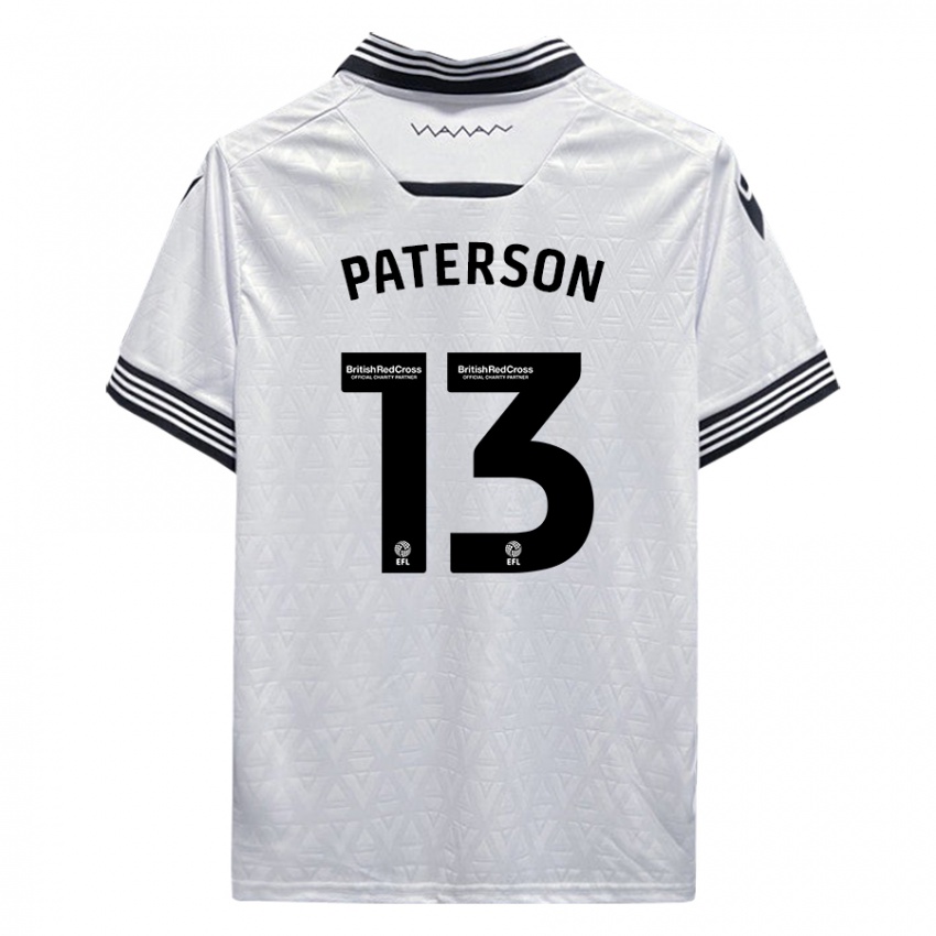 Kinder Callum Paterson #13 Weiß Auswärtstrikot Trikot 2023/24 T-Shirt Österreich