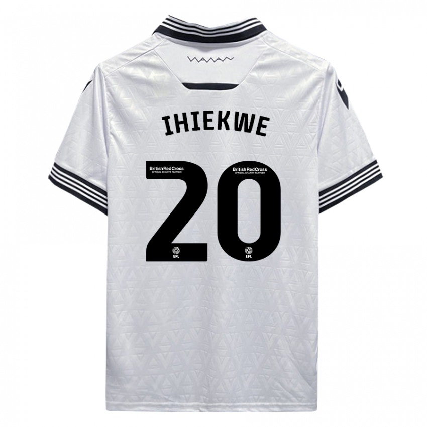 Kinder Michael Ihiekwe #20 Weiß Auswärtstrikot Trikot 2023/24 T-Shirt Österreich