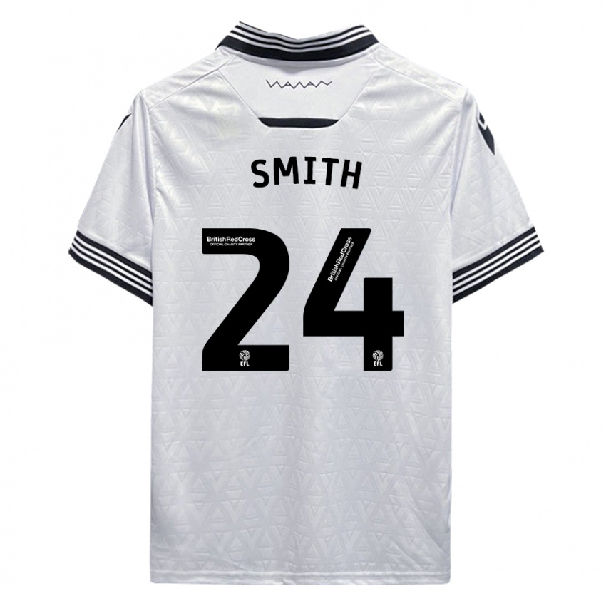 Kinder Michael Smith #24 Weiß Auswärtstrikot Trikot 2023/24 T-Shirt Österreich