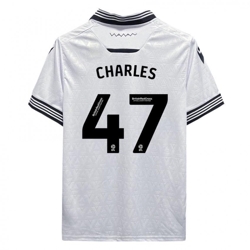 Kinder Pierce Charles #47 Weiß Auswärtstrikot Trikot 2023/24 T-Shirt Österreich