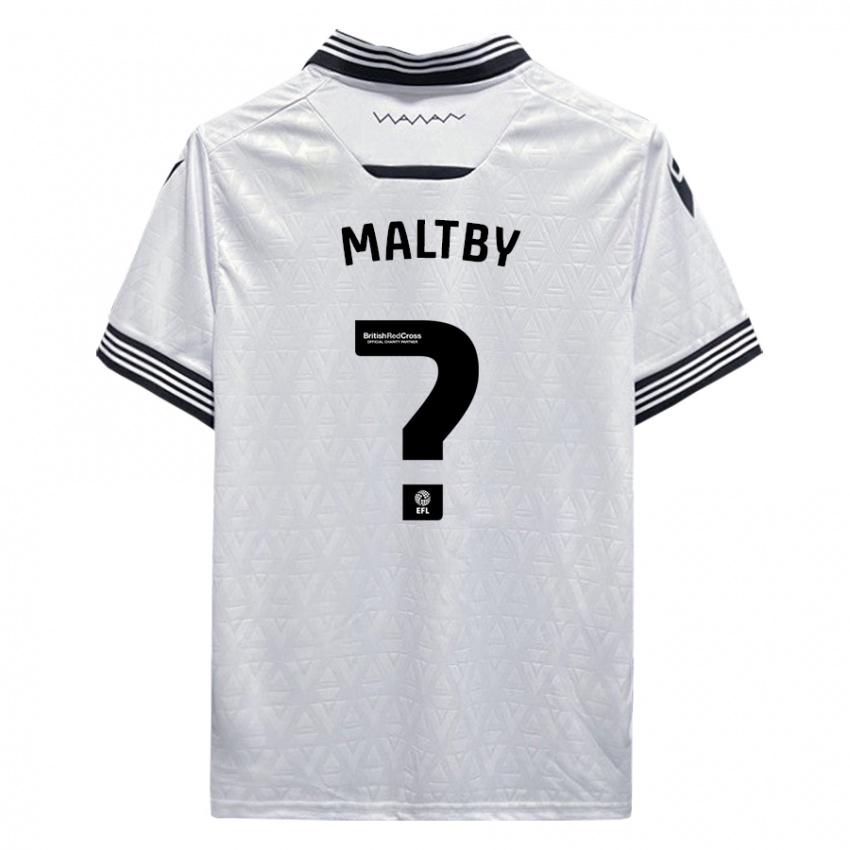 Kinder Mackenzie Maltby #0 Weiß Auswärtstrikot Trikot 2023/24 T-Shirt Österreich