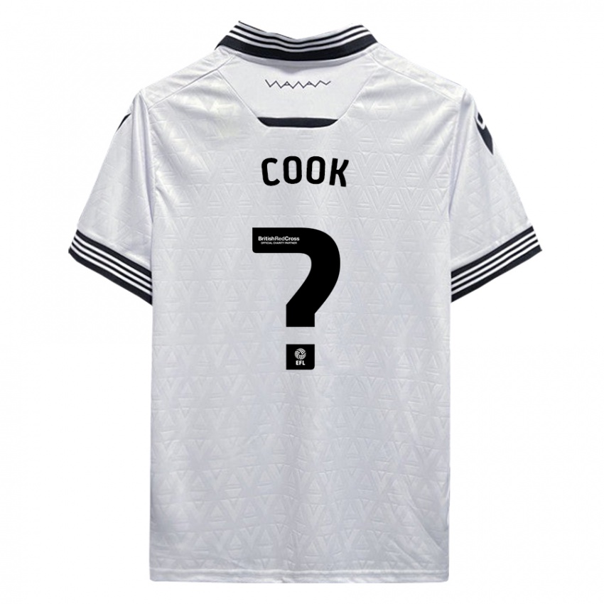 Kinder Luke Cook #0 Weiß Auswärtstrikot Trikot 2023/24 T-Shirt Österreich