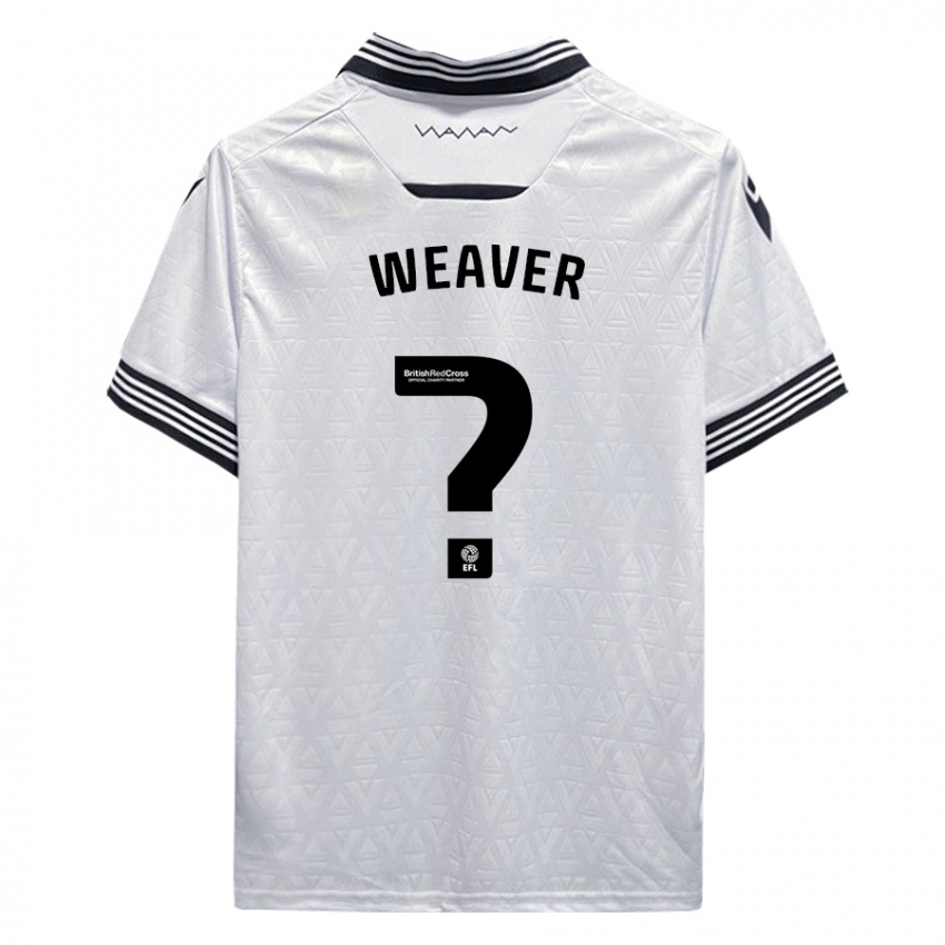 Kinder Ernie Weaver #0 Weiß Auswärtstrikot Trikot 2023/24 T-Shirt Österreich