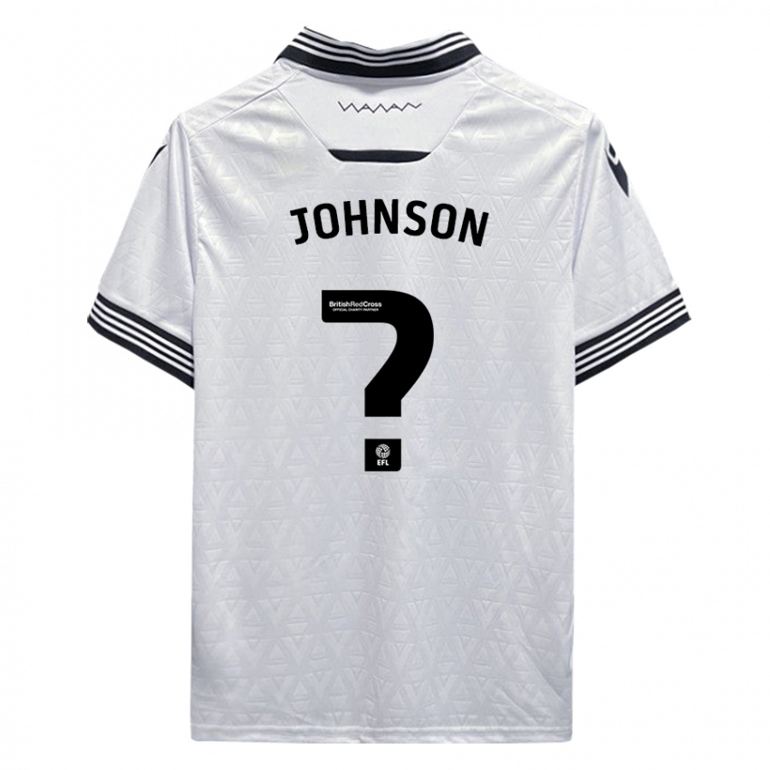 Kinder Reece Johnson #0 Weiß Auswärtstrikot Trikot 2023/24 T-Shirt Österreich