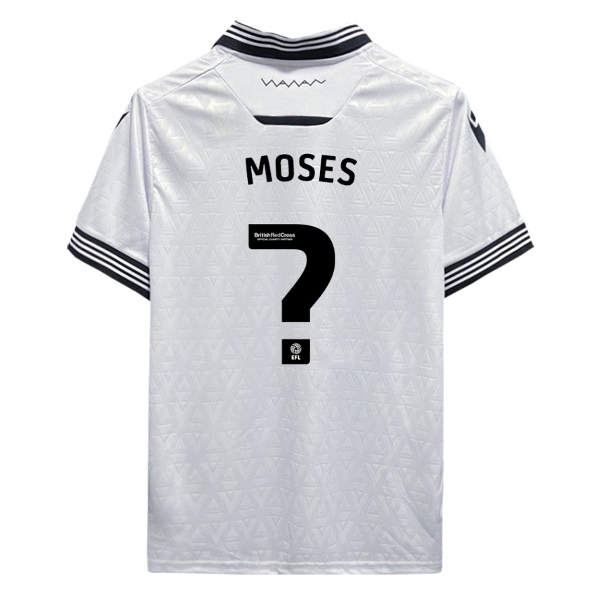 Kinder Devlan Moses #0 Weiß Auswärtstrikot Trikot 2023/24 T-Shirt Österreich