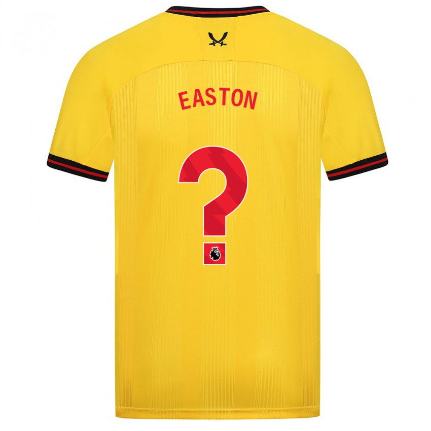 Kinder Evan Easton #0 Gelb Auswärtstrikot Trikot 2023/24 T-Shirt Österreich