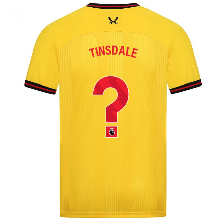 Kinder Jay Tinsdale #0 Gelb Auswärtstrikot Trikot 2023/24 T-Shirt Österreich