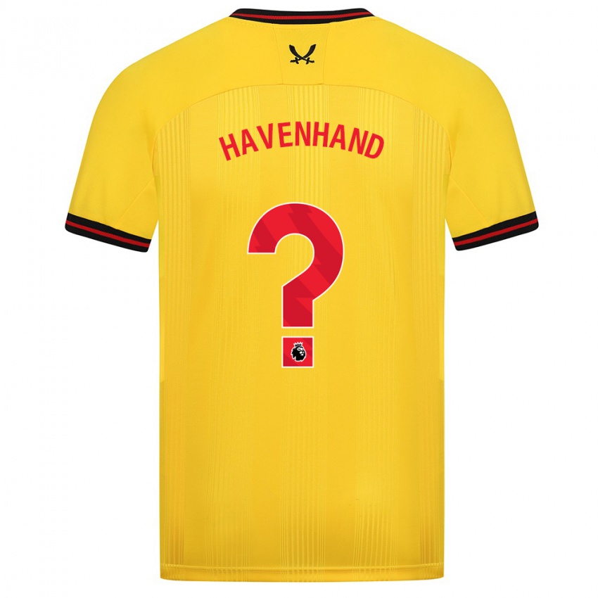 Kinder Kurtis Havenhand #0 Gelb Auswärtstrikot Trikot 2023/24 T-Shirt Österreich