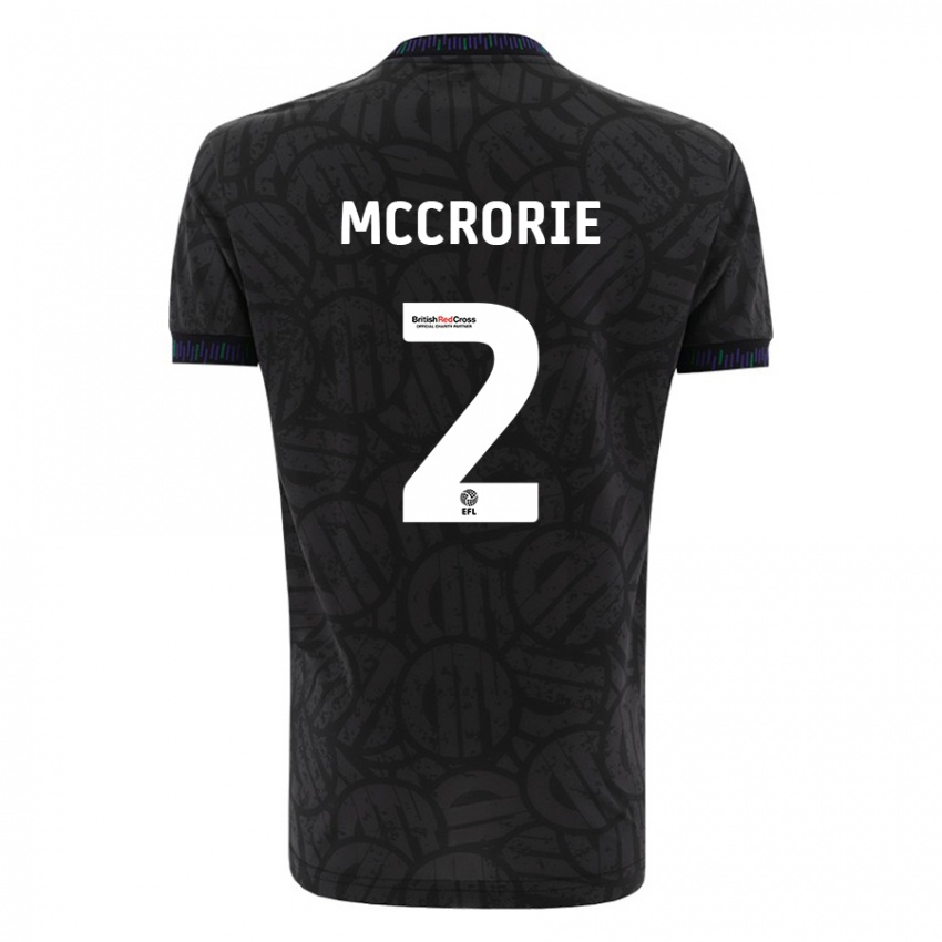 Kinder Ross Mccrorie #2 Schwarz Auswärtstrikot Trikot 2023/24 T-Shirt Österreich