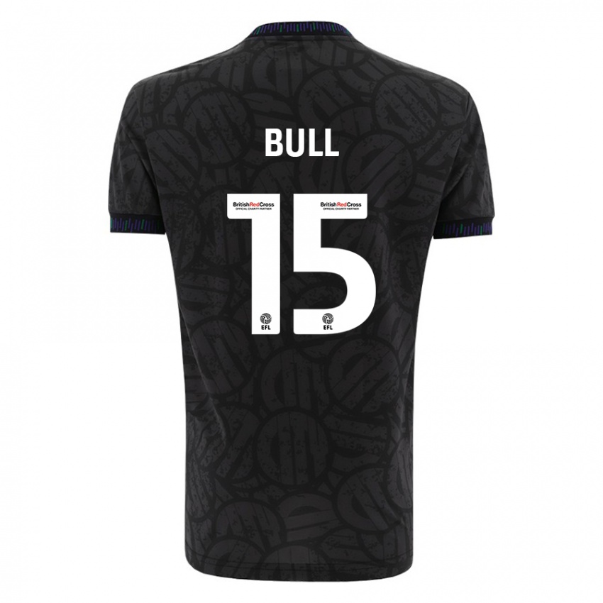 Kinder Jasmine Bull #15 Schwarz Auswärtstrikot Trikot 2023/24 T-Shirt Österreich