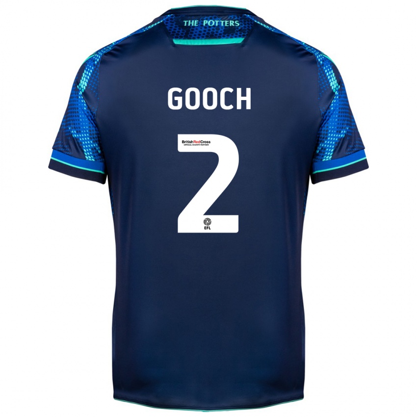 Kinder Lynden Gooch #2 Marine Auswärtstrikot Trikot 2023/24 T-Shirt Österreich