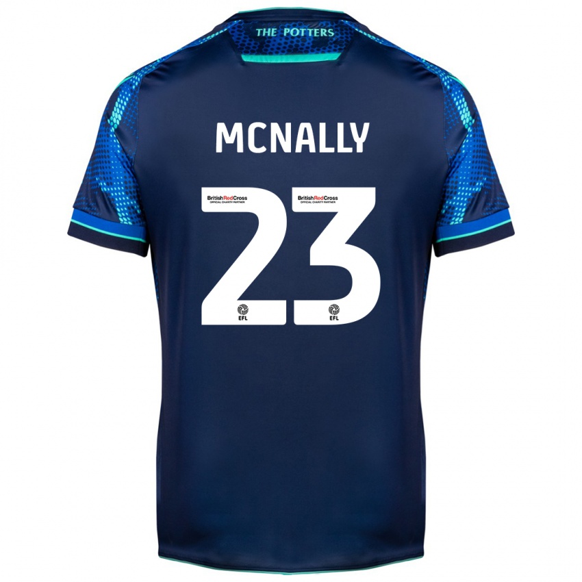 Kinder Luke Mcnally #23 Marine Auswärtstrikot Trikot 2023/24 T-Shirt Österreich