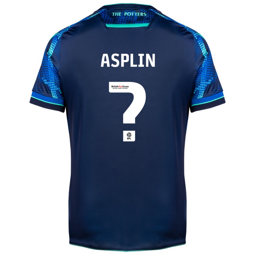 Kinder Max Asplin #0 Marine Auswärtstrikot Trikot 2023/24 T-Shirt Österreich