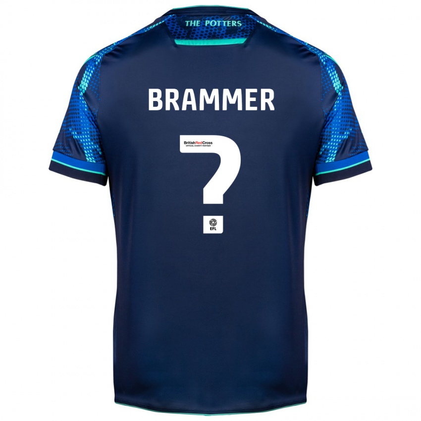 Kinder Ruben Brammer #0 Marine Auswärtstrikot Trikot 2023/24 T-Shirt Österreich