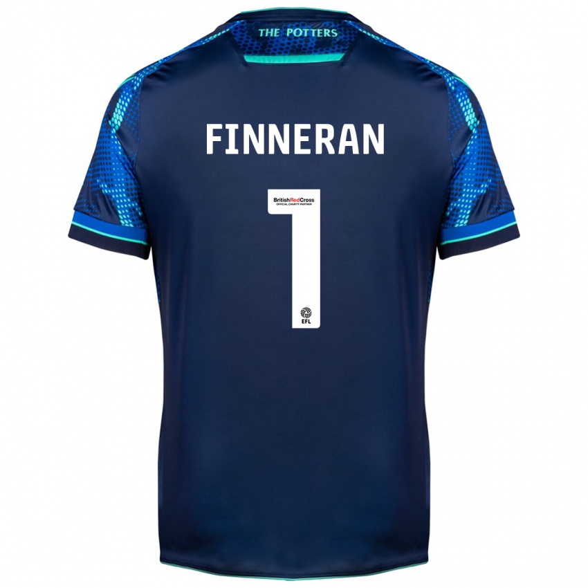 Kinder Ellie Finneran #1 Marine Auswärtstrikot Trikot 2023/24 T-Shirt Österreich