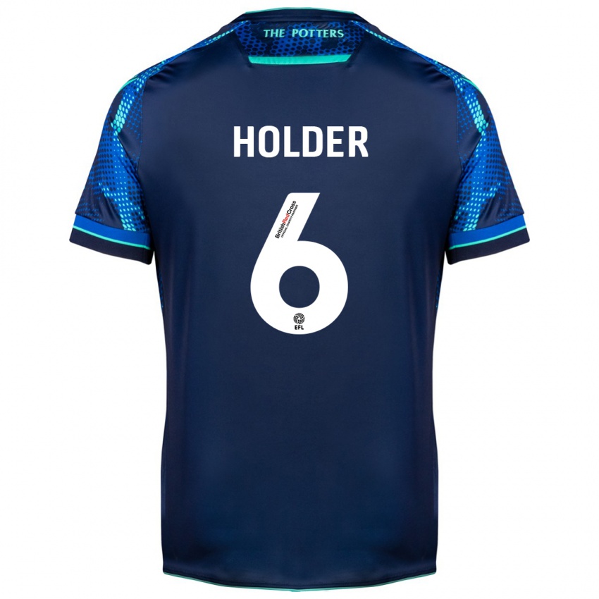 Kinder Molly Holder #6 Marine Auswärtstrikot Trikot 2023/24 T-Shirt Österreich