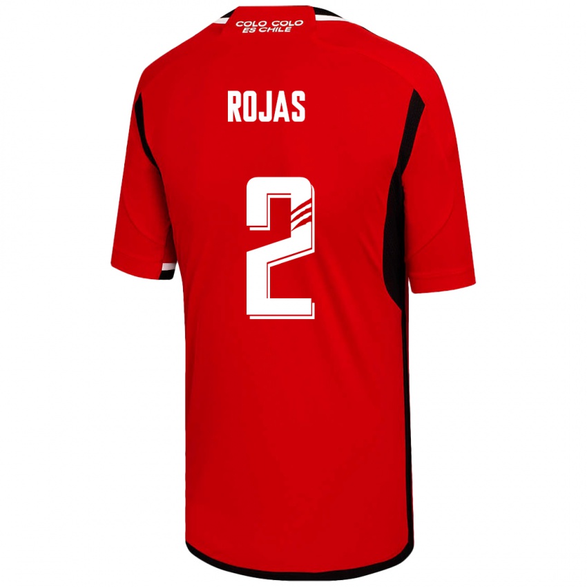 Kinder Jeyson Rojas #2 Rot Auswärtstrikot Trikot 2023/24 T-Shirt Österreich