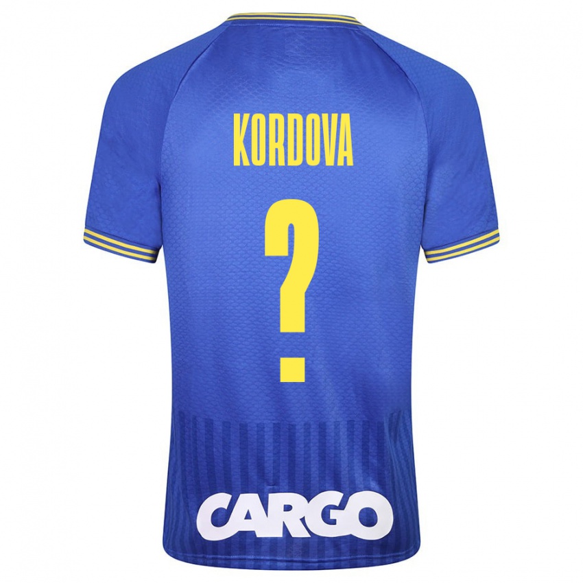 Kinder Adir Kordova #0 Blau Auswärtstrikot Trikot 2023/24 T-Shirt Österreich