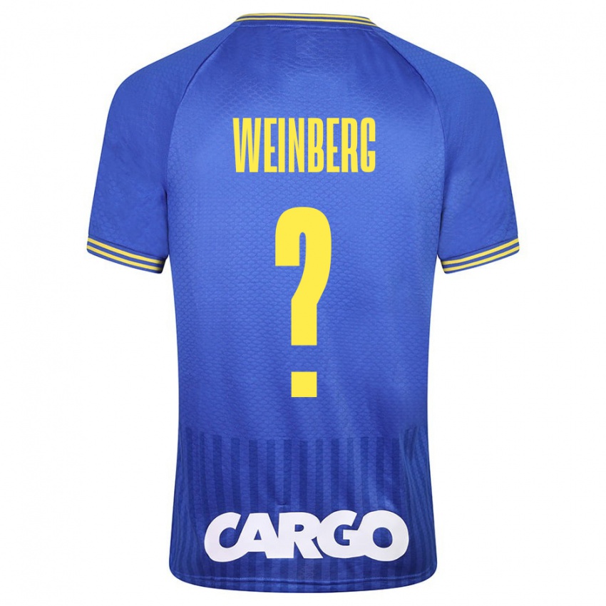 Kinder Idan Weinberg #0 Blau Auswärtstrikot Trikot 2023/24 T-Shirt Österreich