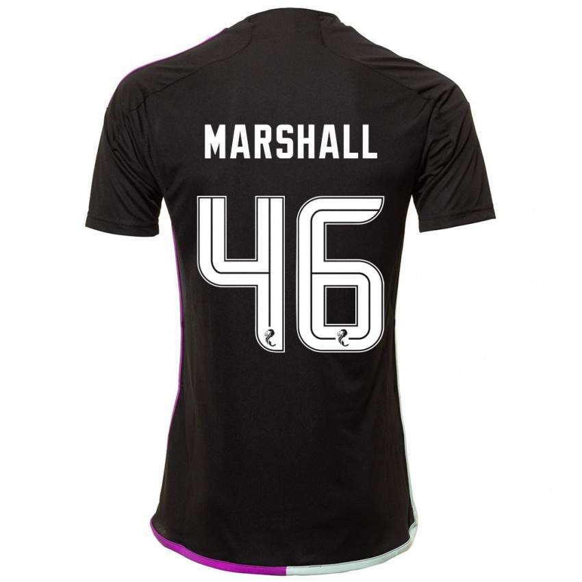 Kinder Findlay Marshall #46 Schwarz Auswärtstrikot Trikot 2023/24 T-Shirt Österreich