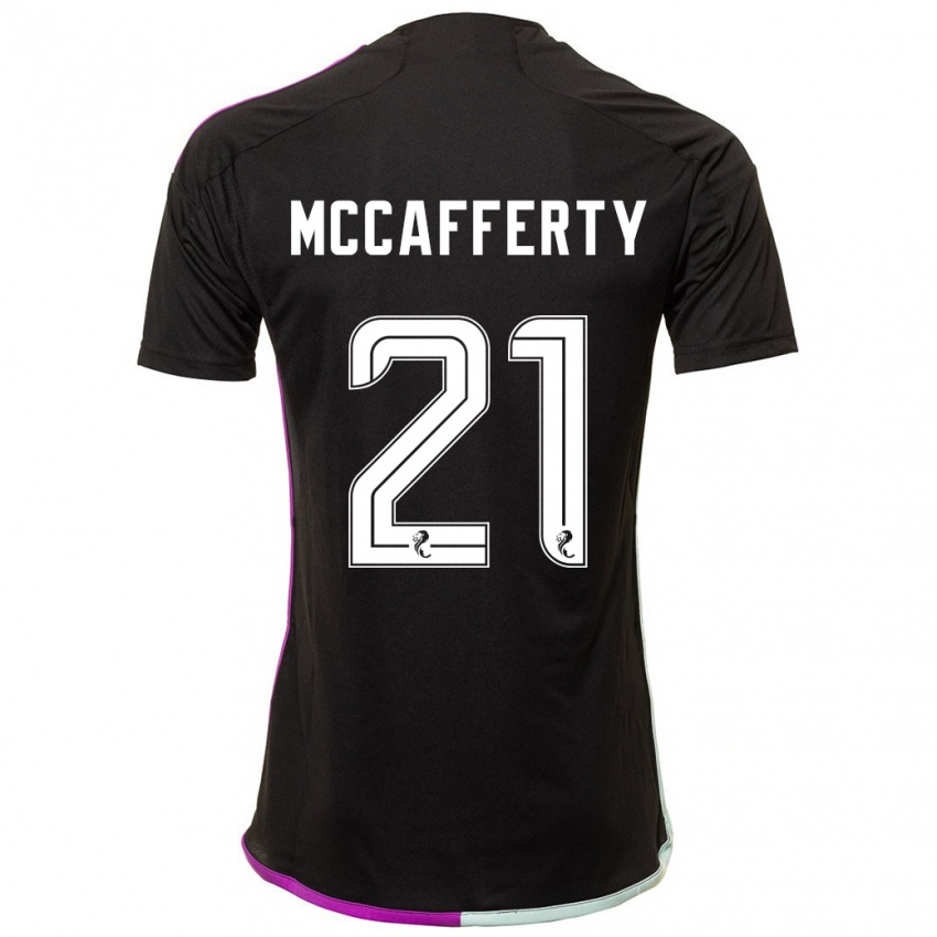 Kinder Eirinn Mccafferty #21 Schwarz Auswärtstrikot Trikot 2023/24 T-Shirt Österreich