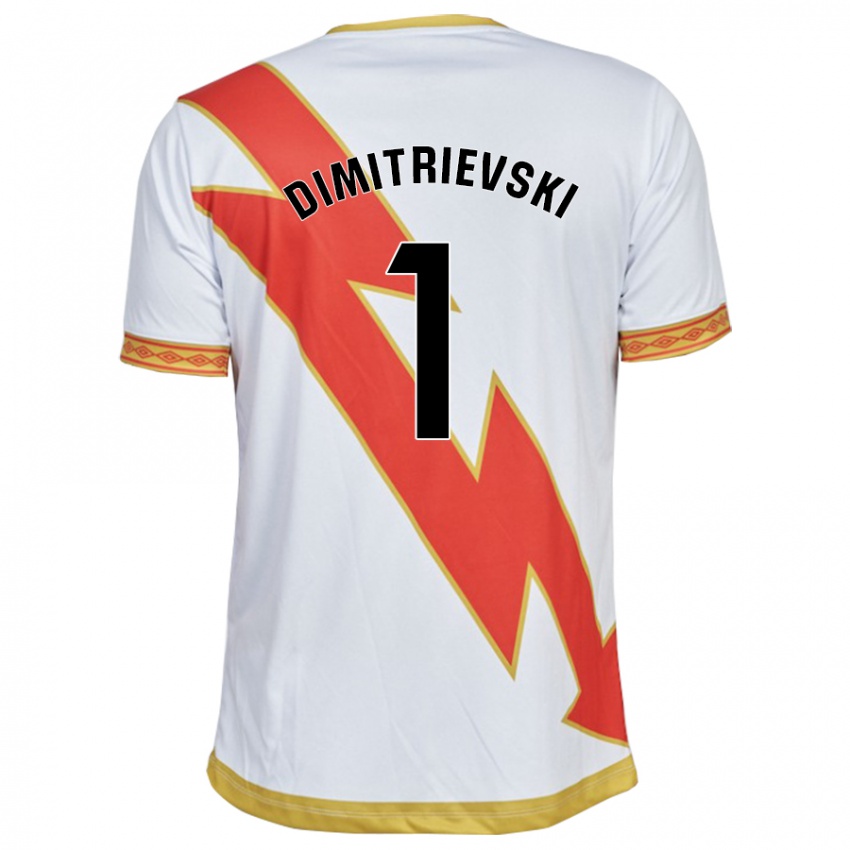 Herren Stole Dimitrievski #1 Weiß Heimtrikot Trikot 2023/24 T-Shirt Österreich