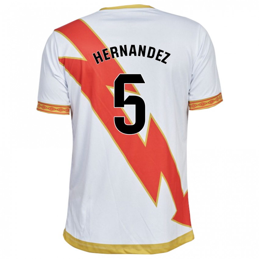 Herren Aridane Hernández #5 Weiß Heimtrikot Trikot 2023/24 T-Shirt Österreich