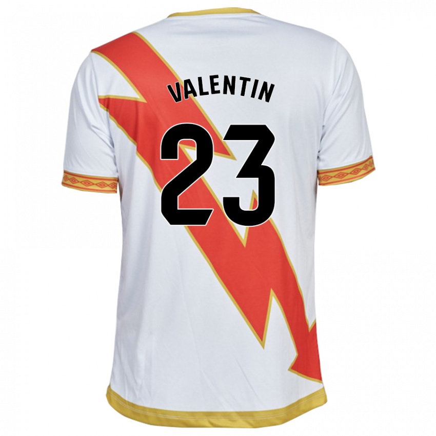 Herren Óscar Valentín #23 Weiß Heimtrikot Trikot 2023/24 T-Shirt Österreich