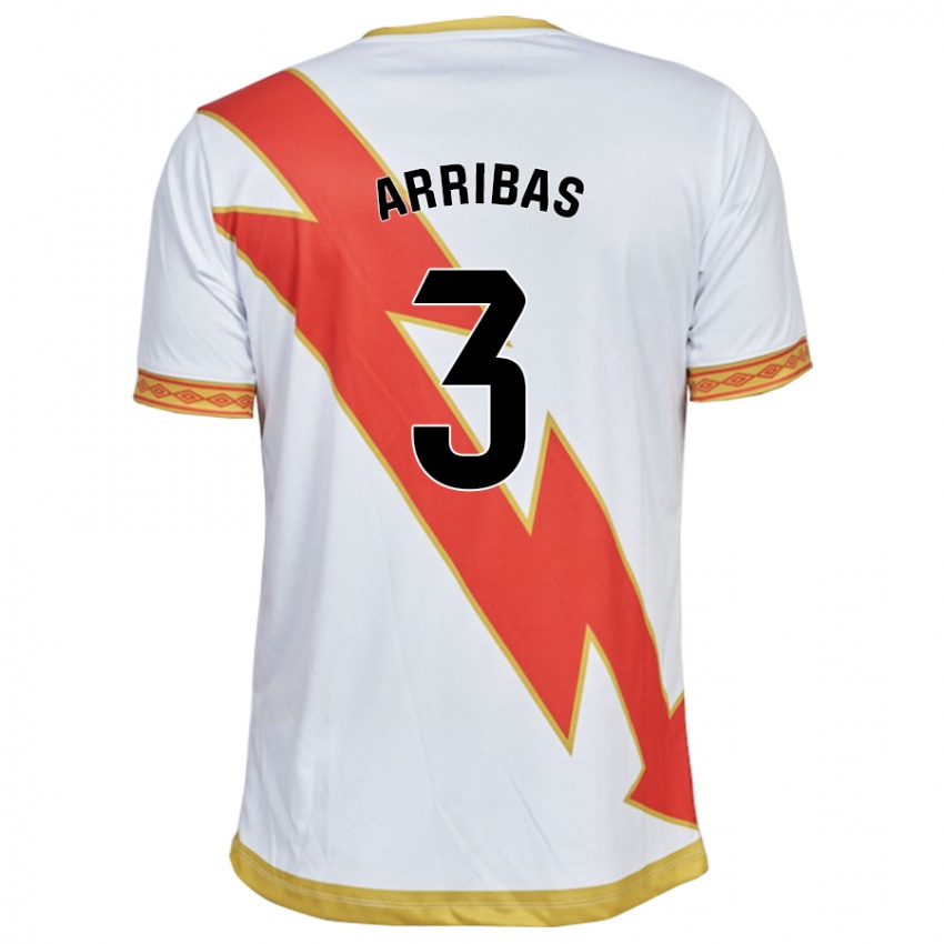 Herren Sergio Arribas #3 Weiß Heimtrikot Trikot 2023/24 T-Shirt Österreich