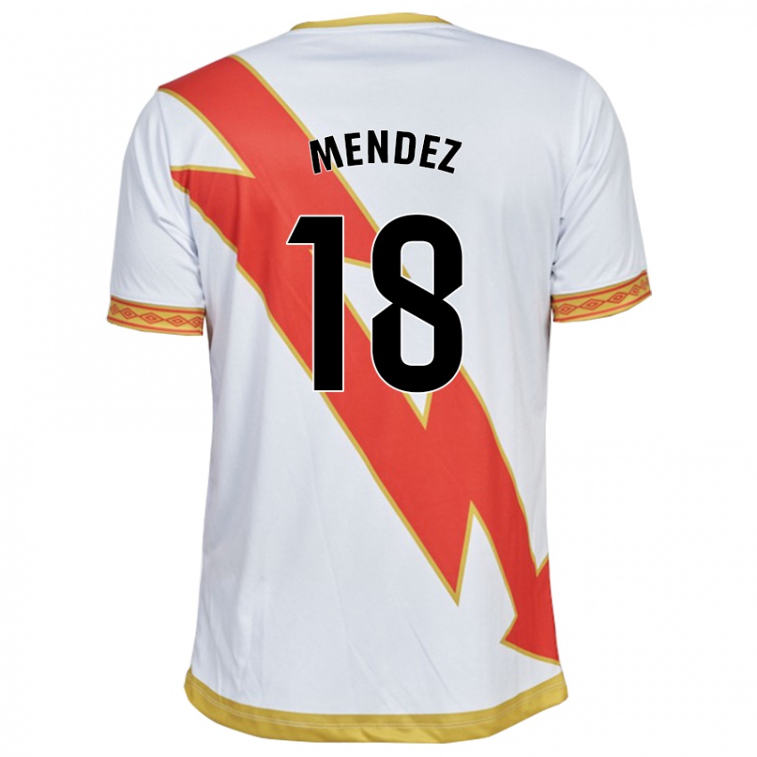 Herren Diego Méndez #18 Weiß Heimtrikot Trikot 2023/24 T-Shirt Österreich